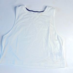 white XS tank top